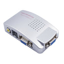 PC Laptop VGA to TV RCA Composite S-video Switch Converter Signal Adapter