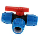 Pack of 2 Three-Way Garden Hose Quick Connect Valve Quick Connector Garden Hose