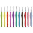 Crochet Hooks Set Ergonomic Soft Grip Handle Knitting Needles Kit with Case