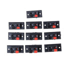 10X2 Positions Push In Jack Spring Load Audio Speaker Terminals Panel Connecto3c