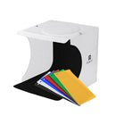 20x20cm 7W Photo Studio Lighting Kit Tent Box Top Opening with 6 Backdrop 40 LED