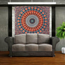 Geometric Printing Carpet Sleeping Blanket Tapestry (Mandala16 150x130cm) SN9F