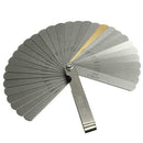 32 Blades Combination Feeler Gauge Metric Imperial Gapped Filler Measure