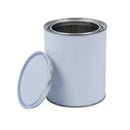 1L small round 1 liter chemical tank paint coating seal iron can O6C4
