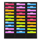 Heavy Duty Storage Pocket Chart with 30 Pockets,5 over Door Hangers Include