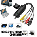USB 2.0 Audio TV Video VHS to PC DVD VCR Converter Card Easy Adapter new R7Q1