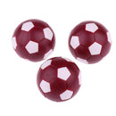 Table Football Soccer Machine 36mm Plastic Foosball Dark Red