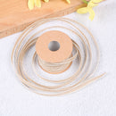 10m roll natural jute burlap rustic hessian ribbon tape strap wedding decorQ9