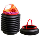 4L Car Bucket Folding Telescopic Water Storage Box Trash Container Black Red