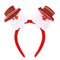 Cartoon Flashing Christmas Headband Light Up Accessories (Santa Claus)