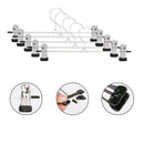 metal hangers Pants Hanger Strong Skirt hangers anti-reflective Clothes han Q4A9