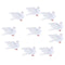 10 Packs of Realistic Feathered Pigeon Doves Animal Birds Ornament Decoration