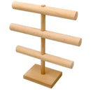 Wooden 3 Layer Bracelet / Bracelet Jewelry Accessories Display Rack Jewelry