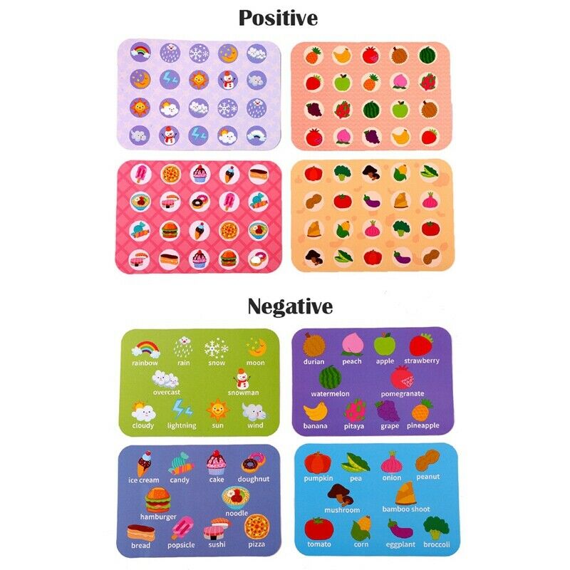 Kids English Wooden Memory Match Animal Number Flag Game Children Early Edu H3N2