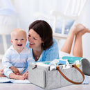 Large Diaper Caddy Organizer Baby Nursery Storage Basket With Zipper Lid An E3N4
