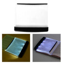 LED Book Light Desk Reading Night Flat Plate Lamp Panel Outdoor Home Bedroom