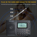 K-603 Portable Digital Radio LCD FM AM SW Radio with BT Speaker USB REC A