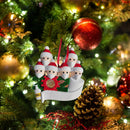 Christmas Birthdays Party Decoration Family Social Distancing Ornament (1)