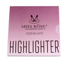 Miss Rose 4 Color Shimmer Bronzer Highlighter Palette Brighten Basic Makeup