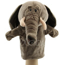 Cute Elephant Kid Plush Velour Animal Hand Puppet Chic Designs Learning Aid Toys