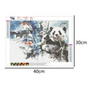 5D DIY Full Drill Diamond Painting Panda Embroidery Craft Kit Decor (C1204)