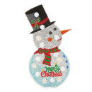 DIY Special Shaped Diamond Painting Christmas Snowman LED Night Light Decor
