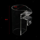 Acrylic Ring Station Aquarium Fish Safe Food Feeder Round Feeding Circle