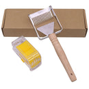 Beekeeping Tools Suit 1 Pcs Two-In-One Honey Cutting Fork Scraper Plus 1 Pc