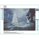 5D DIY Full Drill Diamond Painting Night Scene Cross Stitch Embroidery Kit