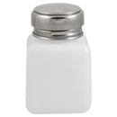 120mL White Plastic Graduated Alcohol Dispensing Bottle w Pump Cap E5Y1