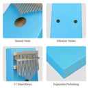 Musical 17-key Kalimba Portable Thumb Piano Mbira Maple Wood w/ Tuning Hammer