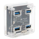 High Speed 5Gbps USB3.0 Type-C 4 Port Hub Adapter for Macbook ASUS Acer