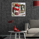 5D DIY Full Drill Diamond Painting Cross Stitch Embroidery (Scarf Cat)