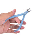 1pc nail scissors plastic handle cuticle cutter nippers clipper useful tool LJ