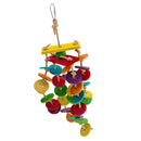 Wooden Bird Standing, Swinging and Climbing Toys for Medium Parrots and Birds