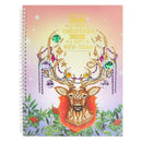 DIY Christmas Elk Special Shaped Diamond Painting 50 Pages A4 Notebook Gift