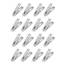 16Pieces Stainless Steel Food Sealing Clips Kitchen Tool Metal