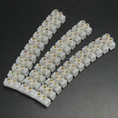 10pcs 12 Position Barrier Strip Terminal Block Dual Row