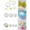 33pcs Sugarcraft Cake Decorating Fondant Plunger Cutters Tools Mold