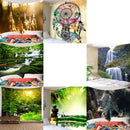 Waterproof Decorative Tapestry Windbell Printed Wall Hanging Decor 150x130cm