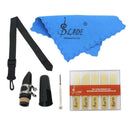 Clarinet Mouthpiece Cap Neck Strap Cleaning Cloth Reeds Repair Tool Parts