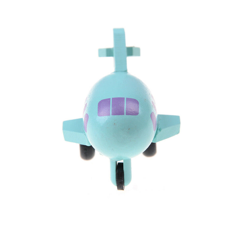 Mini Wooden Aircraft Airplane Educational HandMade Toys Baby Kids Children BX