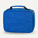 Large Capacity Pencil Bag Student Pen Case Pouch School Stationery (Blue) A