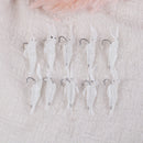 10Pcs Luminous Shrimp Fishing Lure Single Hook Tackle Crank New   Z