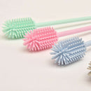 Bottle Brush Cup Scrubbing Silicone Kitchen Cleaner For Washing Cleaning Bo K7F5