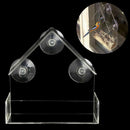 Transparent Plastic Adsorption Type House Shape Bird Feeder Innovative Suct