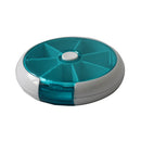 1x 7 Day Round Pill Box Medicine Tablet Storage Vitamin Dispenser Holder JC3C