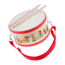 Mini Snare Drum W/ Wooden Sticks Belt for Kids Musical Toys 20.2 X 10cm