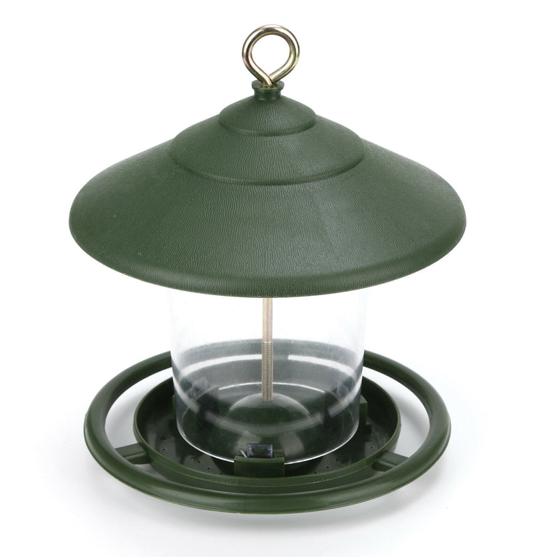 1pc Hanging Bird Feeder Panorama Gazebo Bird Feeder Garden Decoration