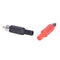 20 Pcs Black & Red Solder RCA Male Plug Audio Video Adapter Connector FE FT